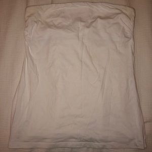 White tube top with built in bra